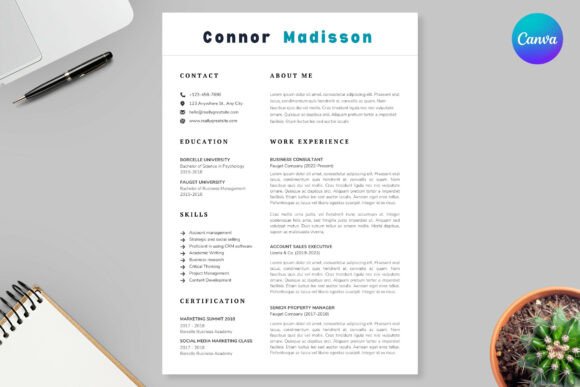 Download 11 Clean Resume CV - Canva - Premium Resources